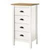 Maison Belfort Commode Rivery I - Pin massif - Blanc -Meubles de salon Soldes 1000187580 200205 11113300065 IMAGE P000000001000187580