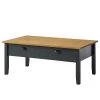 Maison Belfort Table basse Rivery - Pin massif - Anthracite -Meubles de salon Soldes 1000187581 200205 11113300072 IMAGE P000000001000187581