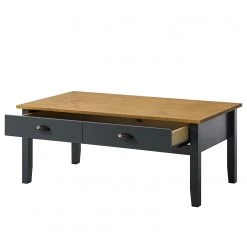Maison Belfort Table basse Rivery - Pin massif - Anthracite -Meubles de salon Soldes 1000187581 200205 11113300073 DETAILS P000000001000187581