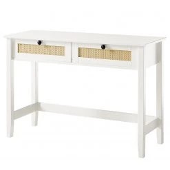 Maison Belfort Console Belleria - Pin massif - Blanc