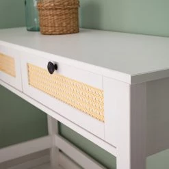 Maison Belfort Console Belleria - Pin massif - Blanc -Meubles de salon Soldes 1000187588 200430 12443100011 DETAILS P000000001000187588