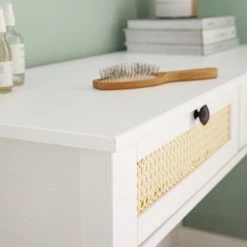 Maison Belfort Console Belleria - Pin massif - Blanc -Meubles de salon Soldes 1000187588 200430 14091300009 DETAILS P000000001000187588