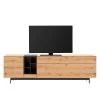 GWINNER Meuble TV Style I - Placage en bois véritable / Métal - Chêne / Anthracite 1 GWINNER Meuble TV Style I - Placage en bois véritable / Métal - Chêne / Anthracite -Meubles de salon Soldes 1000188716 191119 12335400001 IMAGE P000000001000188716