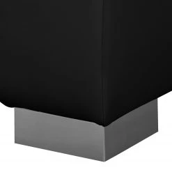 Fredriks Canapé convertible Latina XXI - Imitation cuir / Tissé à plat - Noir / Gris - Largeur : 150 cm -Meubles de salon Soldes 1000188971 191203 11543800458 DETAILS P000000001000188971