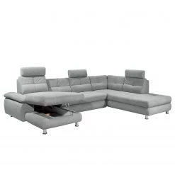 Fredriks Canapé panoramique Ordino - Tissu - Gris clair - Méridienne courte à gauche / longue à droite (vue de face) 19 Fredriks Canapé panoramique Ordino - Tissu - Gris clair - Méridienne courte à gauche / longue à droite (vue de face) -Meubles de salon Soldes 1000189388 191031 16401201047 DETAILS P000000001000189388