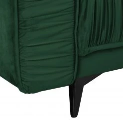 Jack & Alice Canapé d’angle Machado - Vert foncé - Méridienne courte à droite (vue de face) -Meubles de salon Soldes 1000189523 191011 18363300804 DETAILS P000000001000189523