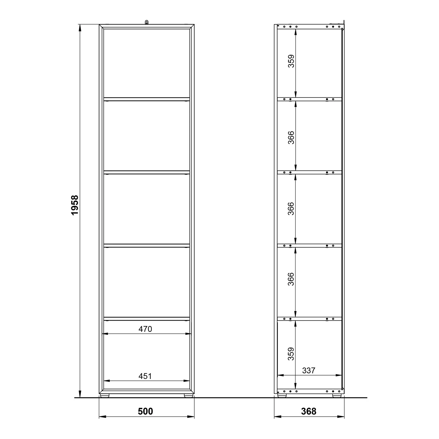 Germania Étagère Monteria - Imitation chêne de Navarre / Blanc 6 Germania Étagère Monteria - Imitation chêne de Navarre / Blanc – Image 4