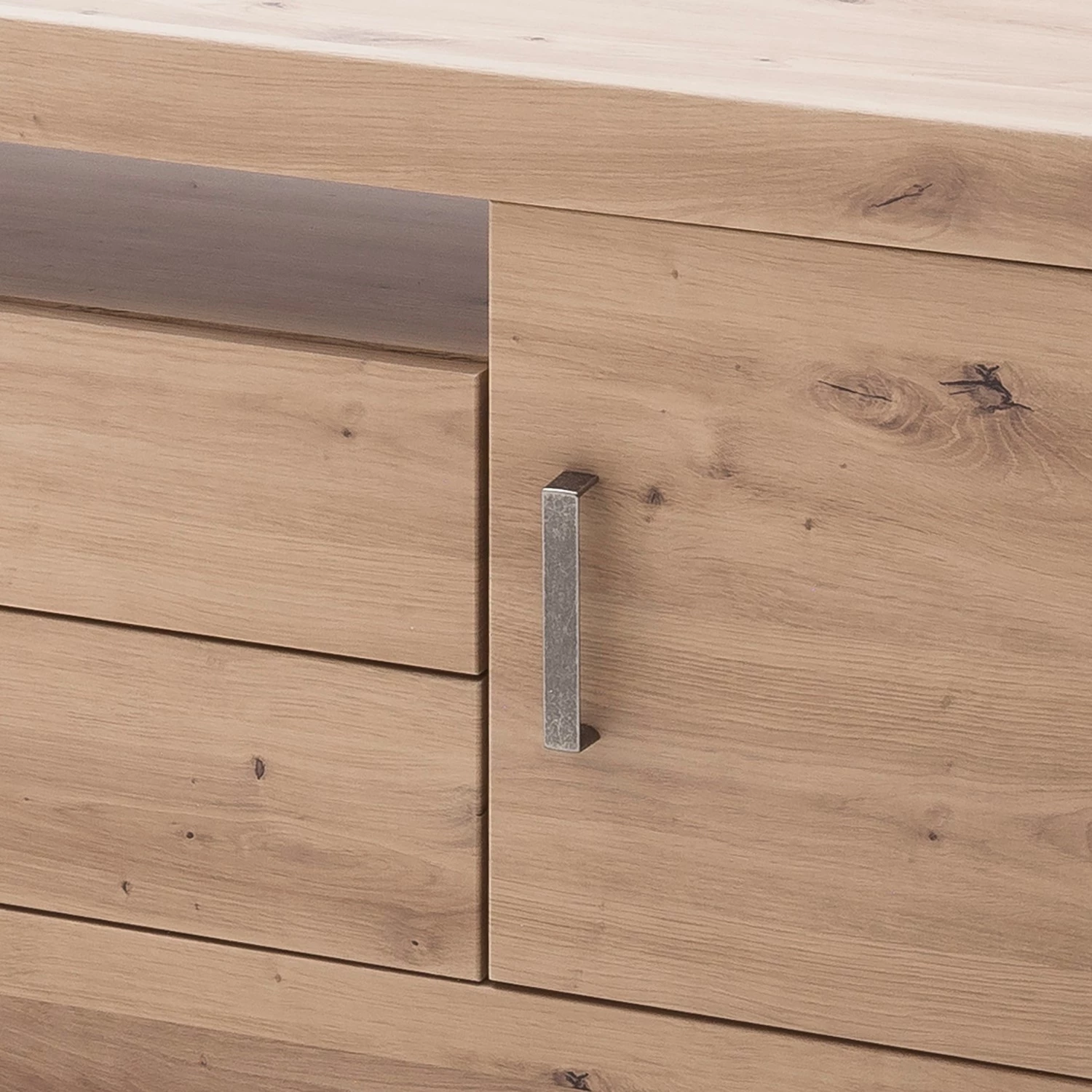 Naturoo Ensemble meubles TV Mendes I (4 élém.) - Imitation planches de chêne / Anthracite 10 Naturoo Ensemble meubles TV Mendes I (4 élém.) - Imitation planches de chêne / Anthracite – Image 8