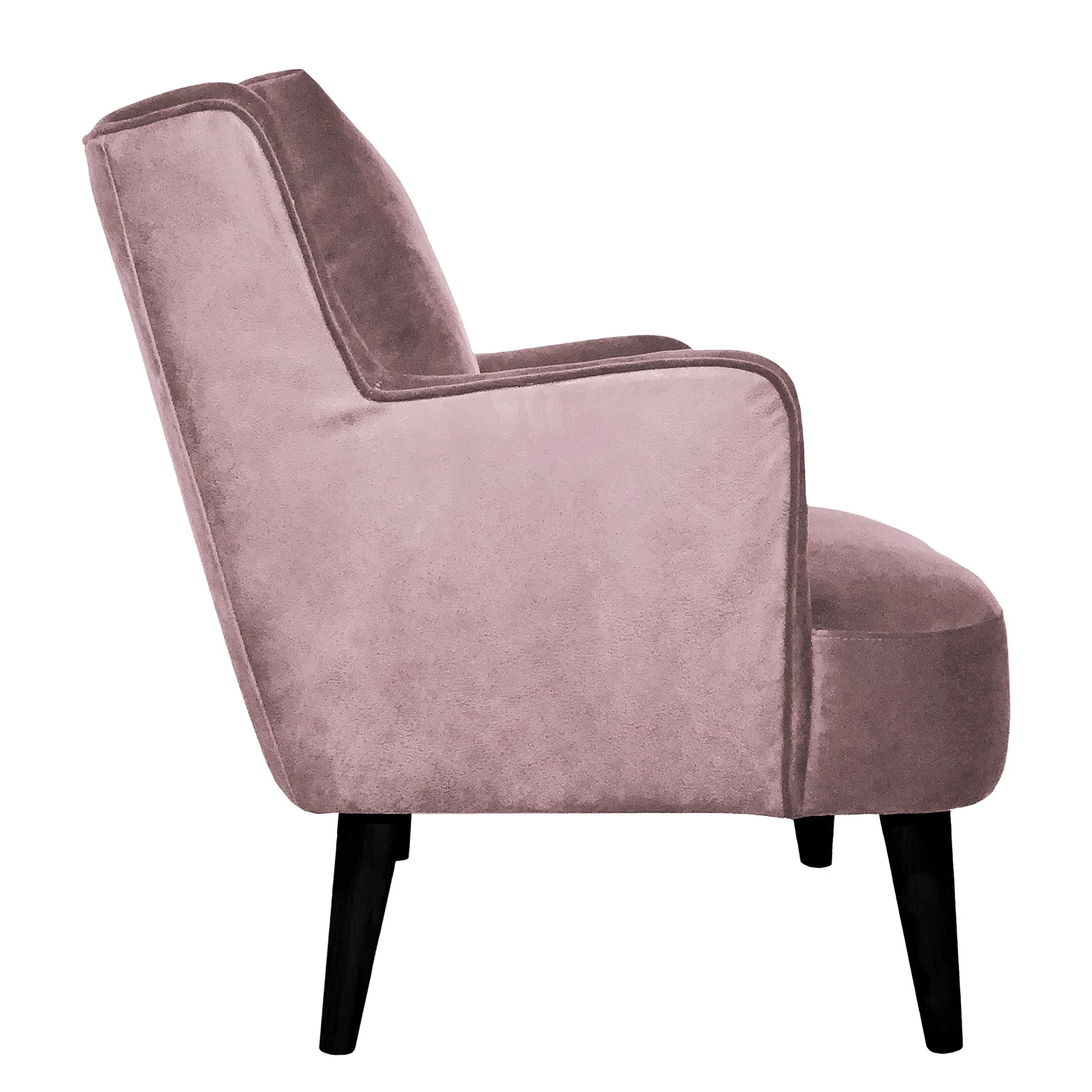 Jack & Alice Fauteuil Bariri I - Velours - Mauve 6 Jack & Alice Fauteuil Bariri I - Velours - Mauve – Image 4