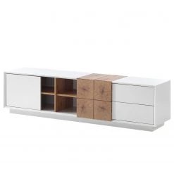Loftscape Meuble TV Crecora - Blanc / Imitation chêne à grain fin 24 Loftscape Meuble TV Crecora - Blanc / Imitation chêne à grain fin -Meubles de salon Soldes 1000191826 200814 06123200017 DETAILS P000000001000191826