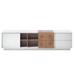 Loftscape Meuble TV Crecora - Blanc / Imitation chêne à grain fin 27 Loftscape Meuble TV Crecora - Blanc / Imitation chêne à grain fin -Meubles de salon Soldes 1000191826 200814 06123900019 DETAILS P000000001000191826