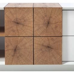 Loftscape Meuble TV Crecora - Blanc / Imitation chêne à grain fin 29 Loftscape Meuble TV Crecora - Blanc / Imitation chêne à grain fin -Meubles de salon Soldes 1000191826 200814 06124700021 DETAILS P000000001000191826