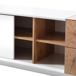 Loftscape Meuble TV Crecora - Blanc / Imitation chêne à grain fin 30 Loftscape Meuble TV Crecora - Blanc / Imitation chêne à grain fin -Meubles de salon Soldes 1000191826 200814 06125000022 DETAILS P000000001000191826