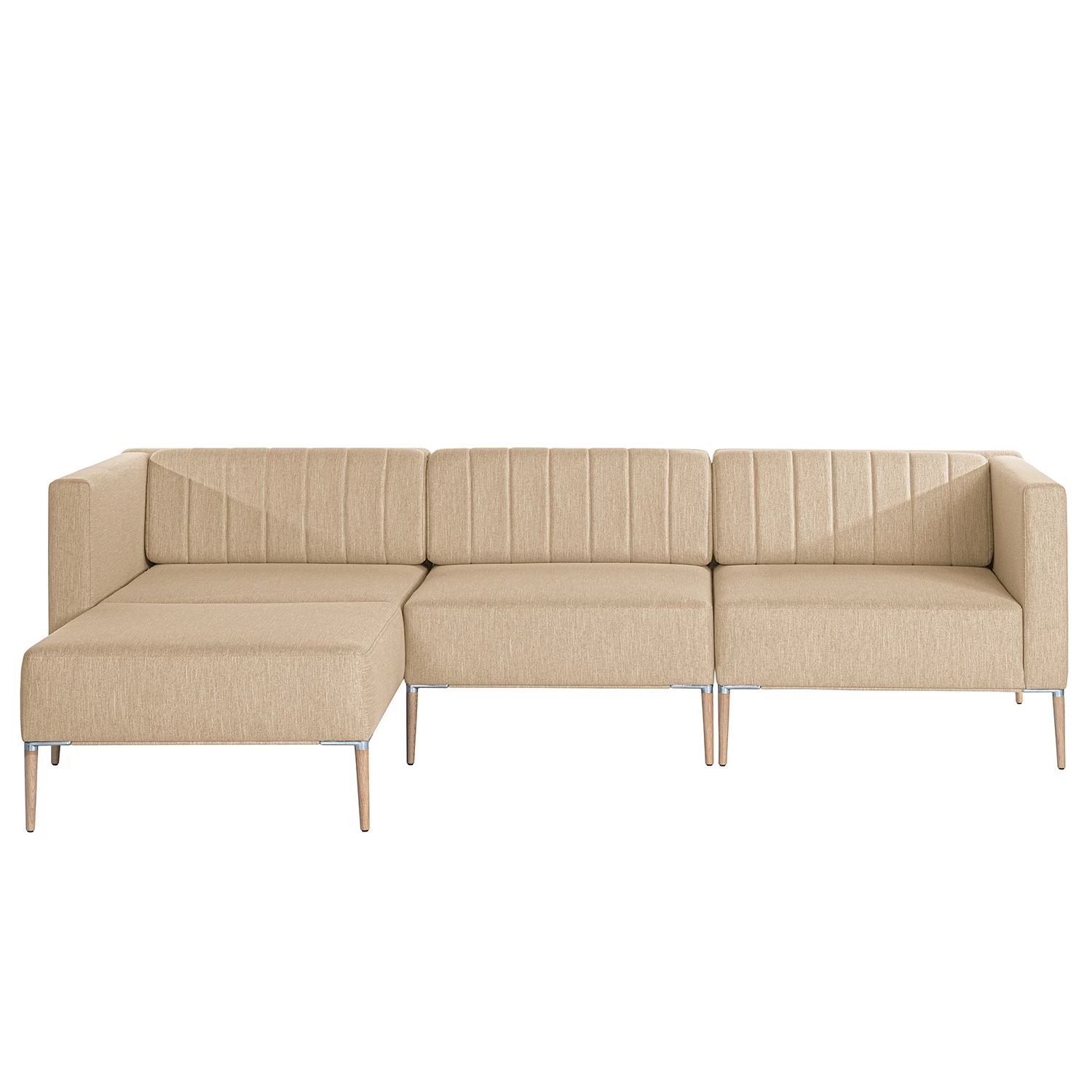 Norrwood Canapé d’angle Luparo I - Beige - Méridienne courte à gauche (vue de face) 4 Norrwood Canapé d’angle Luparo I - Beige - Méridienne courte à gauche (vue de face) – Image 2