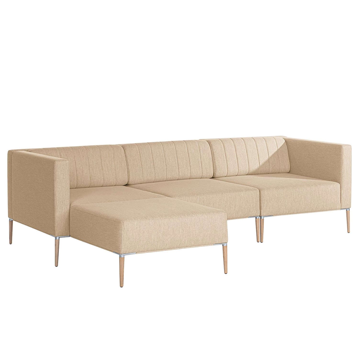 Norrwood Canapé d’angle Luparo I - Beige - Méridienne courte à gauche (vue de face) 8 Norrwood Canapé d’angle Luparo I - Beige - Méridienne courte à gauche (vue de face) – Image 6