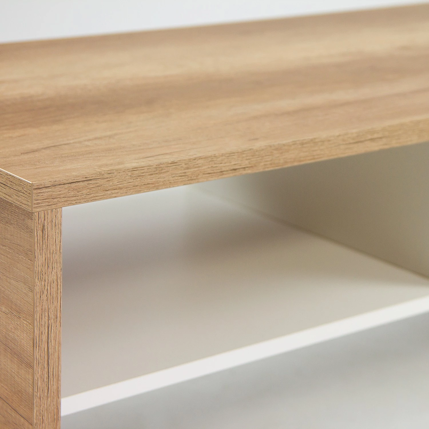 Loftscape Table basse Albreda - Imitation chêne / Blanc 7 Loftscape Table basse Albreda - Imitation chêne / Blanc – Image 5