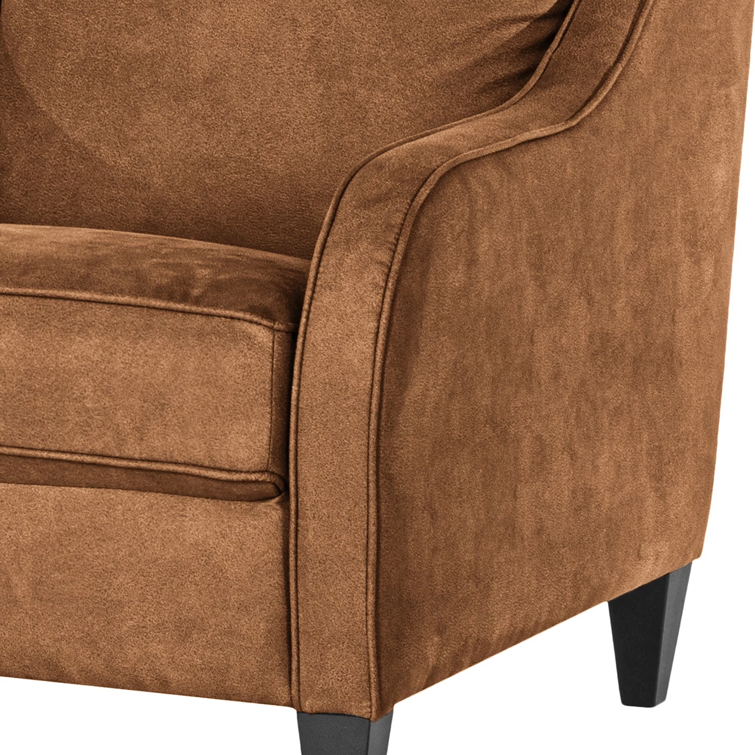 Maison Belfort Fauteuil Wingen I - Velours - Microfibre Bice: Nougat 8 Maison Belfort Fauteuil Wingen I - Velours - Microfibre Bice: Nougat – Image 6