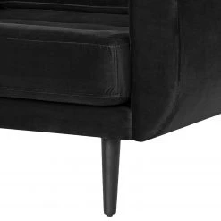 Norrwood Canapé Vaise I (3 places) - Velours - Velours Ravi: Noir 18 Norrwood Canapé Vaise I (3 places) - Velours - Velours Ravi: Noir -Meubles de salon Soldes 1000192865 191204 13423000597 DETAILS P000000001000192865