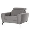 Loftscape Fauteuil Opia - Microfibre - Gris -Meubles de salon Soldes 1000192914 191204 13430401023 IMAGE P000000001000192914