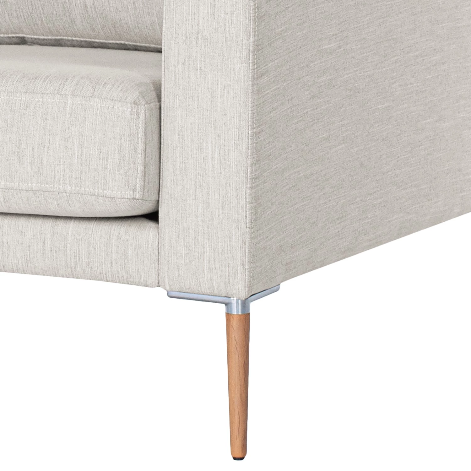 Norrwood Canapé Sauvo I (2 places) - Velours - Tissu Meara: Gris clair 11 Norrwood Canapé Sauvo I (2 places) - Velours - Tissu Meara: Gris clair – Image 9