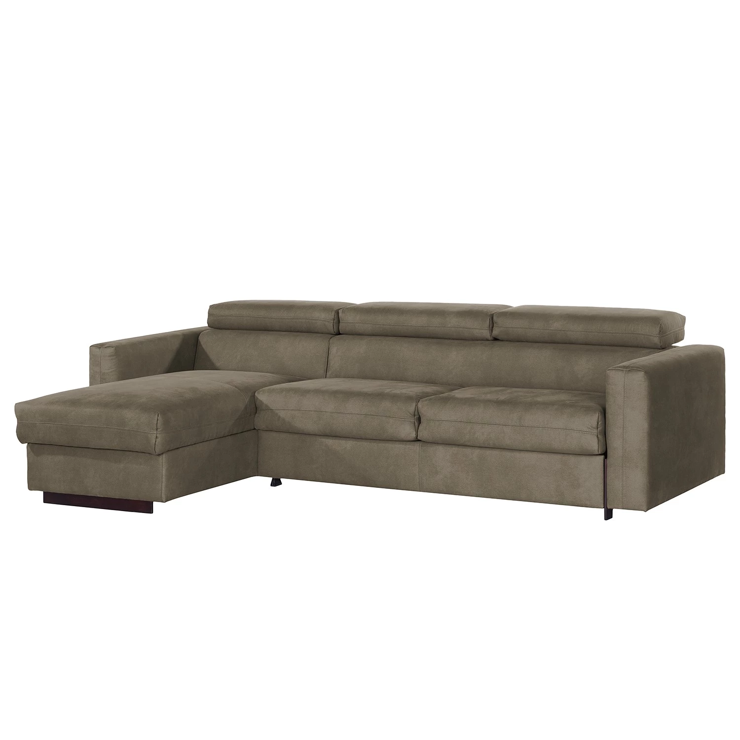 Loftscape Canapé d’angle Wissant I - Aspect cuir vieilli - Microfibre Bice: Marron foncé 3 Loftscape Canapé d’angle Wissant I - Aspect cuir vieilli - Microfibre Bice: Marron foncé