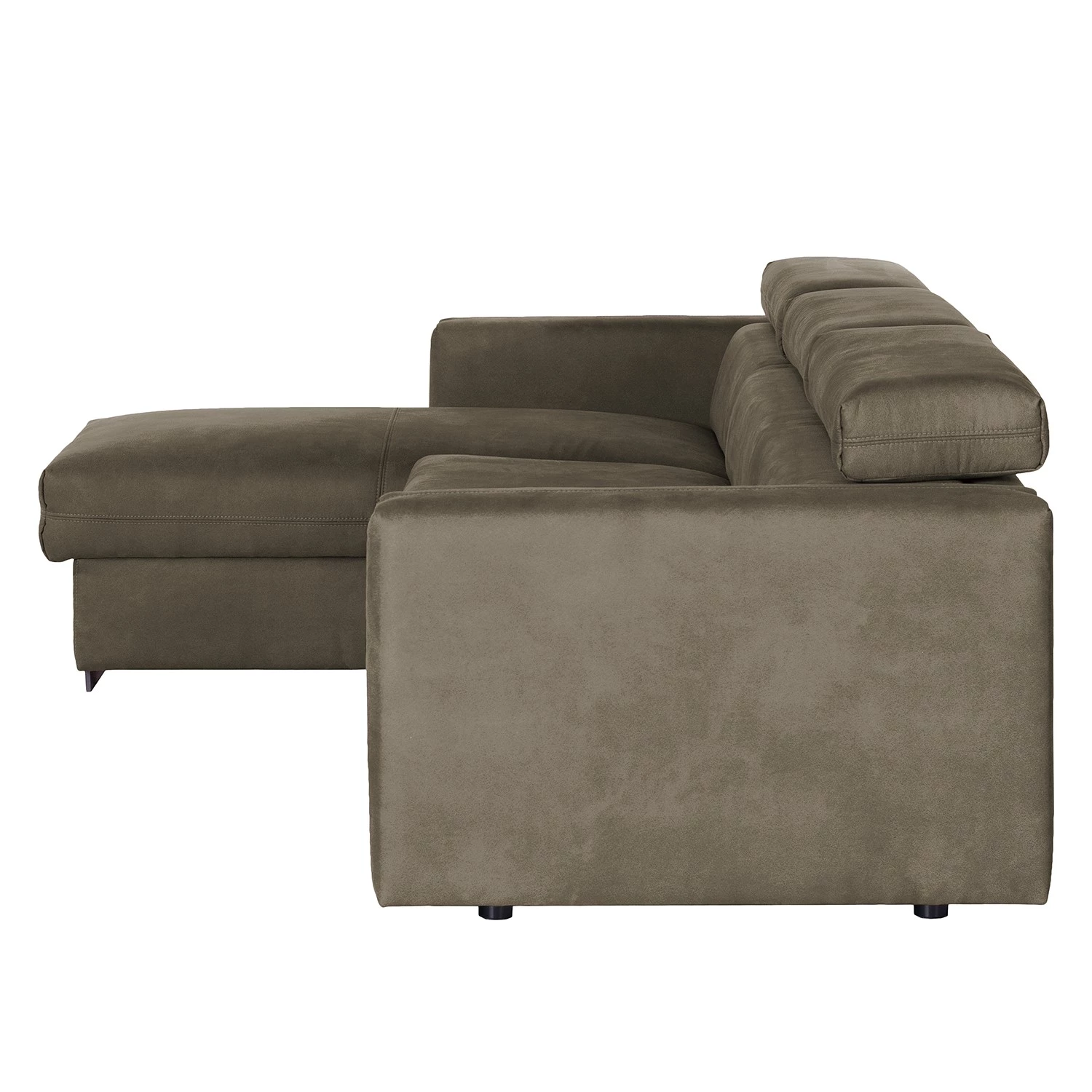 Loftscape Canapé d’angle Wissant I - Aspect cuir vieilli - Microfibre Bice: Marron foncé 8 Loftscape Canapé d’angle Wissant I - Aspect cuir vieilli - Microfibre Bice: Marron foncé – Image 6