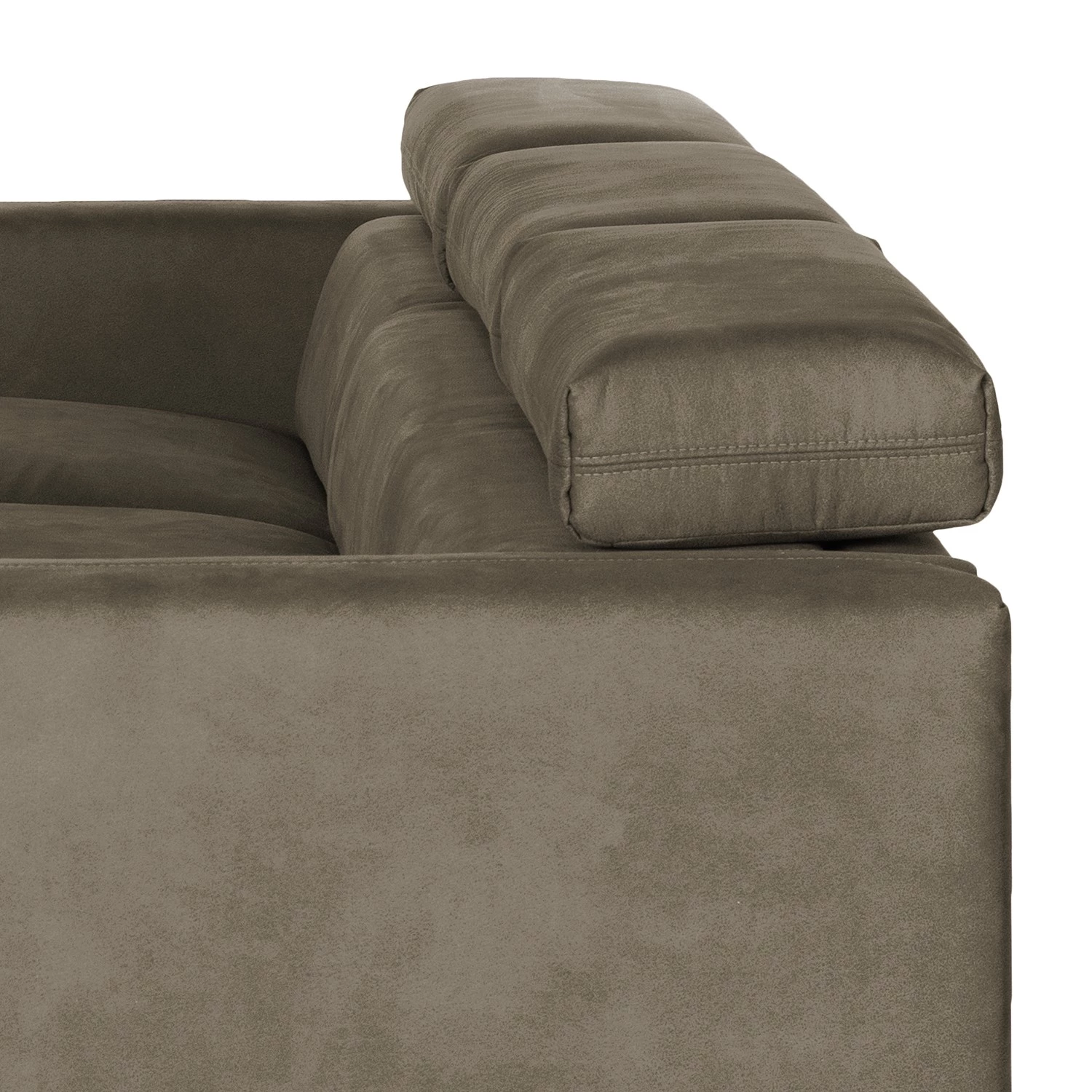Loftscape Canapé d’angle Wissant I - Aspect cuir vieilli - Microfibre Bice: Marron foncé 16 Loftscape Canapé d’angle Wissant I - Aspect cuir vieilli - Microfibre Bice: Marron foncé – Image 14
