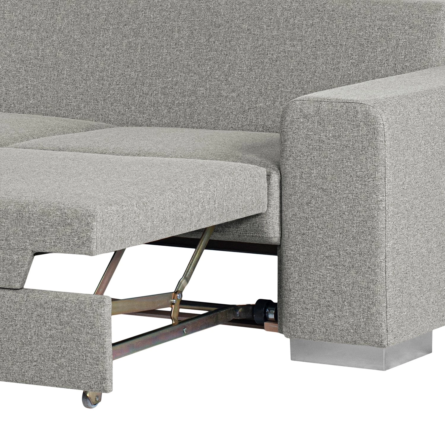 Loftscape Canapé d’angle Vassy - Tissu - Gris clair - Méridienne courte à gauche (vue de face) - Plateau 14 Loftscape Canapé d’angle Vassy - Tissu - Gris clair - Méridienne courte à gauche (vue de face) - Plateau – Image 12