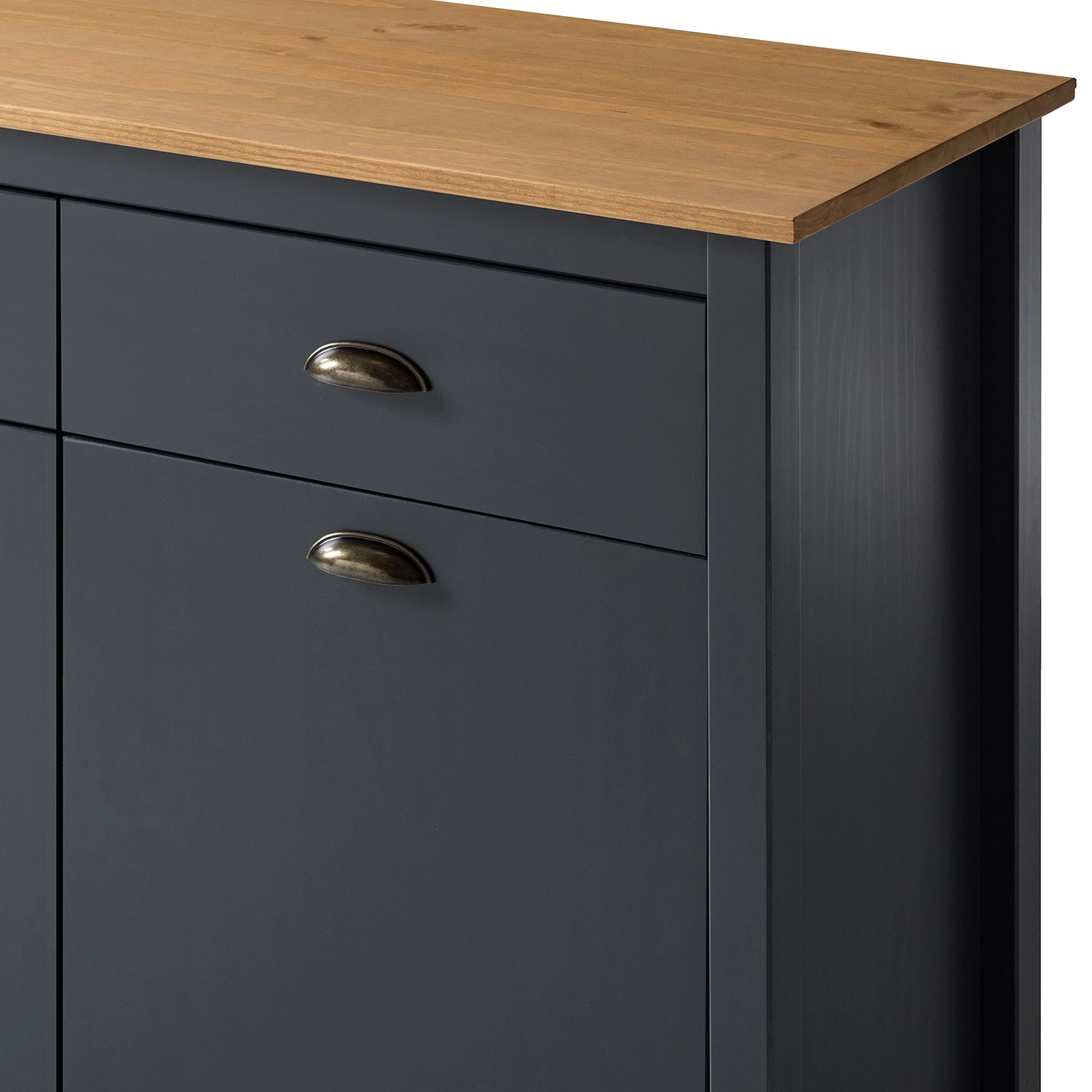 Maison Belfort Buffet Rivery - Pin massif - Anthracite 14 Maison Belfort Buffet Rivery - Pin massif - Anthracite – Image 12