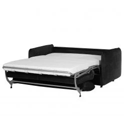 Norrwood Canapé convertible Kayla I - Velours - Velours Ravi: Noir -Meubles de salon Soldes 1000193830 191212 16451400195 DETAILS P000000001000193830