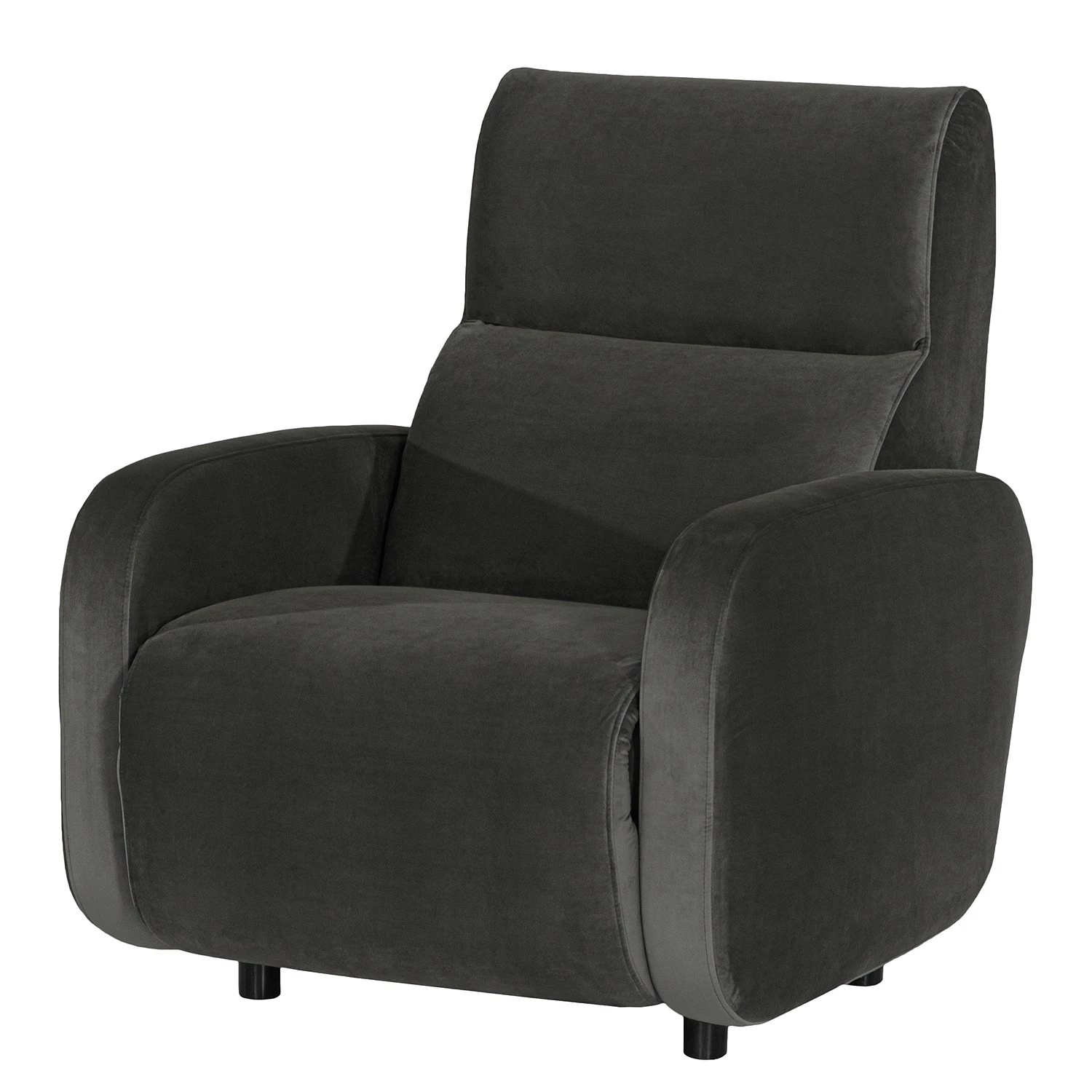 Loftscape Fauteuil Mezin I - Velours - Velours Ravi: Anthracite 3 Loftscape Fauteuil Mezin I - Velours - Velours Ravi: Anthracite