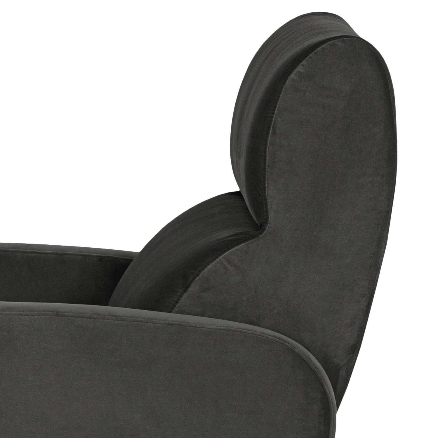 Loftscape Fauteuil Mezin I - Velours - Velours Ravi: Anthracite 10 Loftscape Fauteuil Mezin I - Velours - Velours Ravi: Anthracite – Image 8
