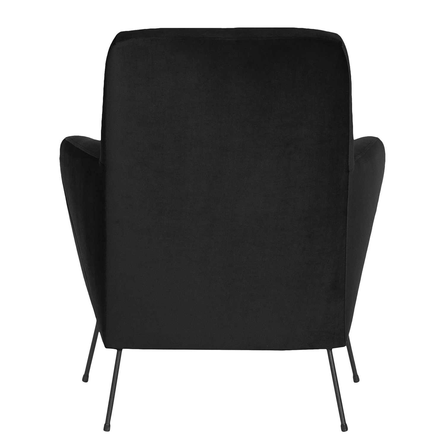 Norrwood Fauteuil Himos - Velours - Noir 6 Norrwood Fauteuil Himos - Velours - Noir – Image 4