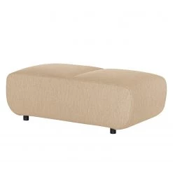 Loftscape Repose-pieds Mezin I - Velours - Tissu Meara: Beige