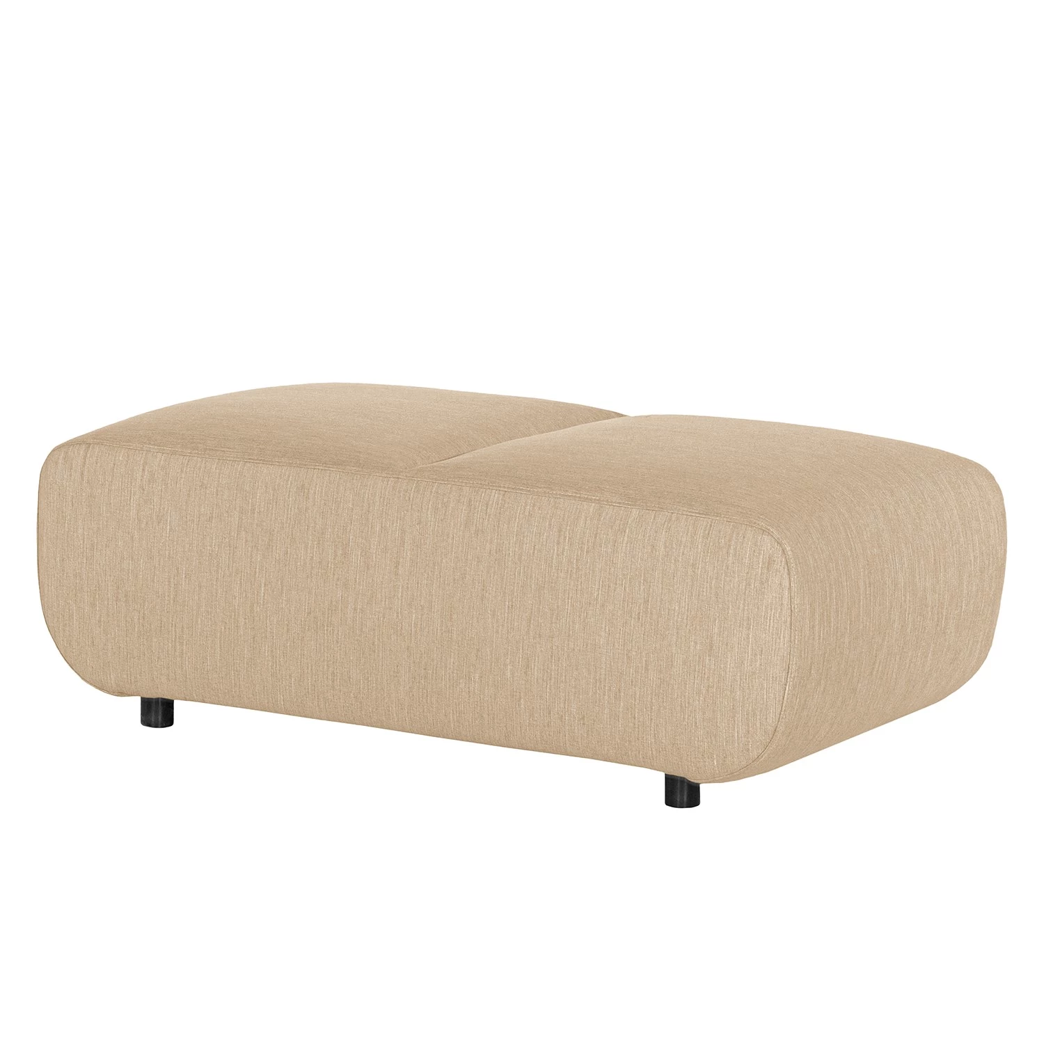 Loftscape Repose-pieds Mezin I - Velours - Tissu Meara: Beige 3 Loftscape Repose-pieds Mezin I - Velours - Tissu Meara: Beige