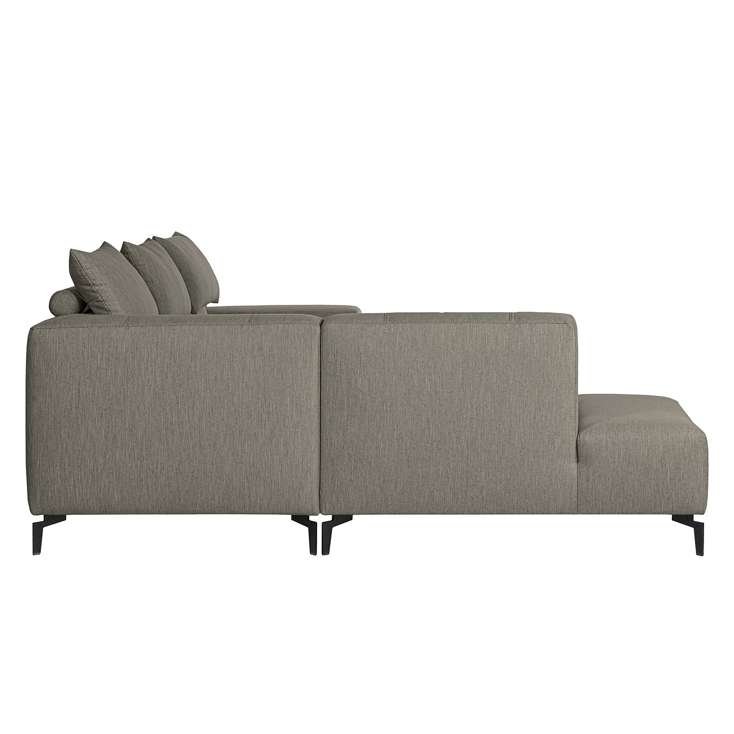 Loftscape Canapé d’angle Manot II - Tissu - Gris - Méridienne longue à gauche (vue de face) - Avec réglage de la profondeur d'assise 9 Loftscape Canapé d’angle Manot II - Tissu - Gris - Méridienne longue à gauche (vue de face) - Avec réglage de la profondeur d'assise – Image 7