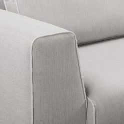 Fredriks Canapé d’angle Ranua - Tissu - Galet - Méridienne longue à droite (vue de face) -Meubles de salon Soldes 1000194146 191216 16235600195 DETAILS P000000001000194146