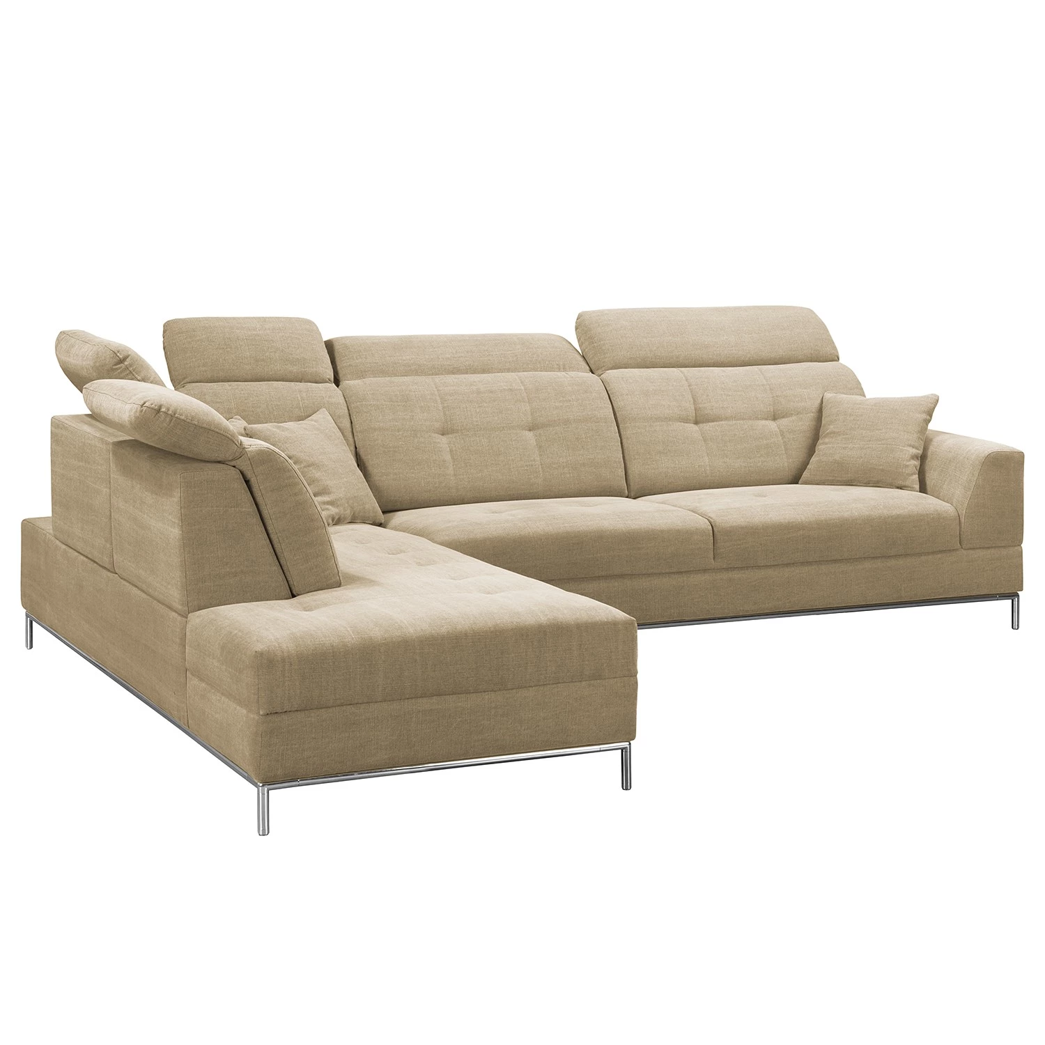 Fredriks Canapé d’angle Raisio - Tissu - Biscuit - Méridienne longue à gauche (vue de face) 9 Fredriks Canapé d’angle Raisio - Tissu - Biscuit - Méridienne longue à gauche (vue de face) – Image 7