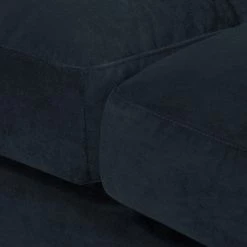 Fredriks Canapé d’angle Paimio - Velours - Bleu foncé - Méridienne courte à droite (vue de face) -Meubles de salon Soldes 1000194175 191216 16242700525 DETAILS P000000001000194175