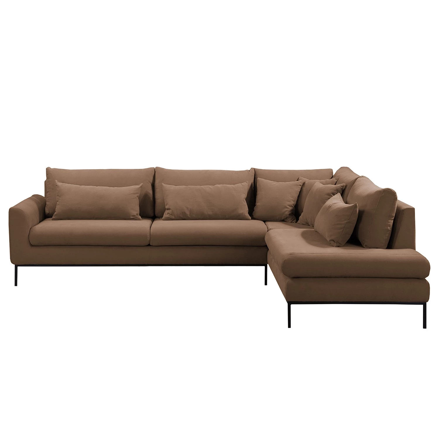 Fredriks Canapé d’angle Luosto - Tissage à plat - Nougat - Méridienne longue à droite (vue de face) 5 Fredriks Canapé d’angle Luosto - Tissage à plat - Nougat - Méridienne longue à droite (vue de face) – Image 3