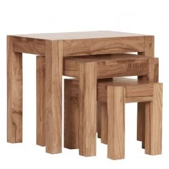 Naturoo Tables gigognes Woodfin (lot de 3) - Acacia massif