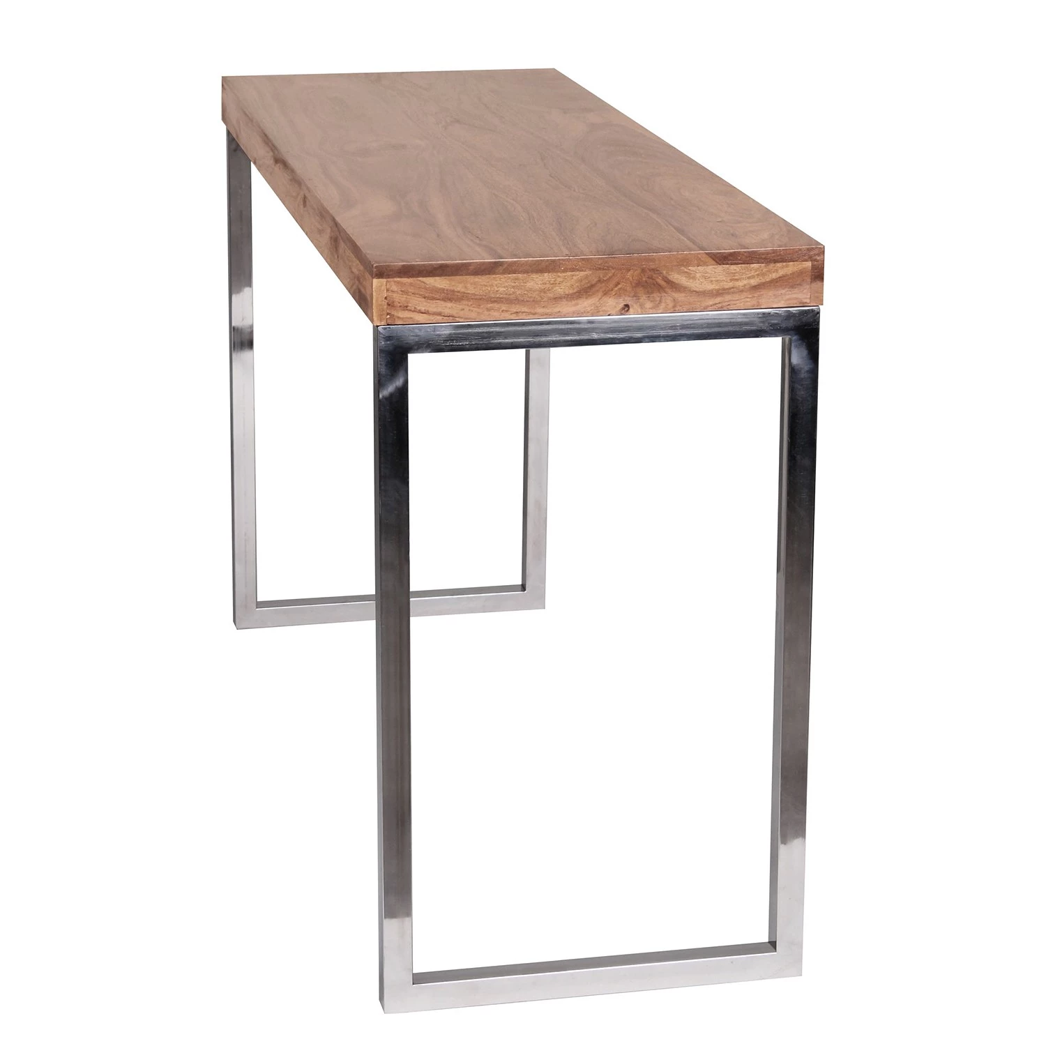 Naturoo Console Tolono - Acacia massif / Acier inoxydable - Acacia / Chrome 6 Naturoo Console Tolono - Acacia massif / Acier inoxydable - Acacia / Chrome – Image 4