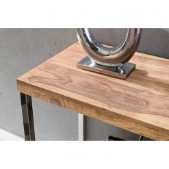 Naturoo Console Tolono - Acacia massif / Acier inoxydable - Acacia / Chrome 13 Naturoo Console Tolono - Acacia massif / Acier inoxydable - Acacia / Chrome -Meubles de salon Soldes 1000194217 200108 10050600091 DETAILS P000000001000194217
