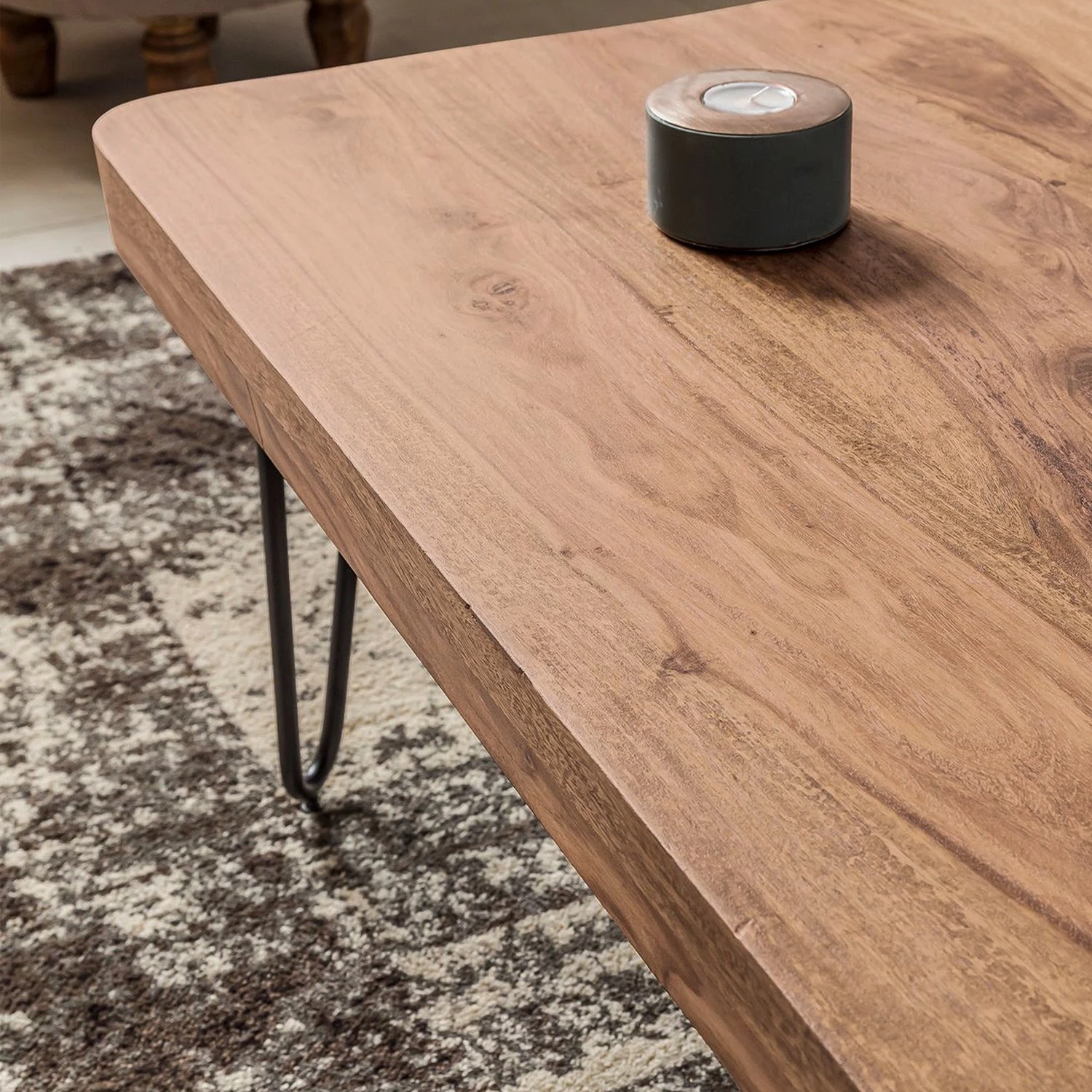 Naturoo Table basse Culpeper I - Acacia massif / Métal - Acacia / Noir 6 Naturoo Table basse Culpeper I - Acacia massif / Métal - Acacia / Noir – Image 4