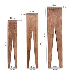 Naturoo Bouts de canapé Dandrige (lot de 3) - Acacia massif 17 Naturoo Bouts de canapé Dandrige (lot de 3) - Acacia massif -Meubles de salon Soldes 1000194225 200108 10051500154 SKETCH DETAILS P000000001000194225 sketch