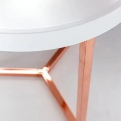 Jack & Alice Bout de canapé Brookford - Blanc -Meubles de salon Soldes 1000194254 200108 10053800321 DETAILS P000000001000194254