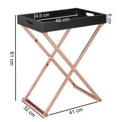 Norrwood Bout de canapé Kemp - Noir / Cuivre 17 Norrwood Bout de canapé Kemp - Noir / Cuivre -Meubles de salon Soldes 1000194262 200108 10054600374 SKETCH DETAILS P000000001000194262 sketch