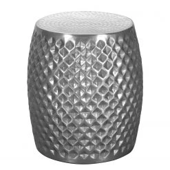 Red Living Bout de canapé Owning - Aluminium - Argenté