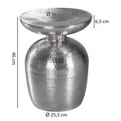 Red Living Bout de canapé Trevose - Aluminium - Argenté 11 Red Living Bout de canapé Trevose - Aluminium - Argenté -Meubles de salon Soldes 1000194282 200108 10060100478 SKETCH DETAILS P000000001000194282 sketch