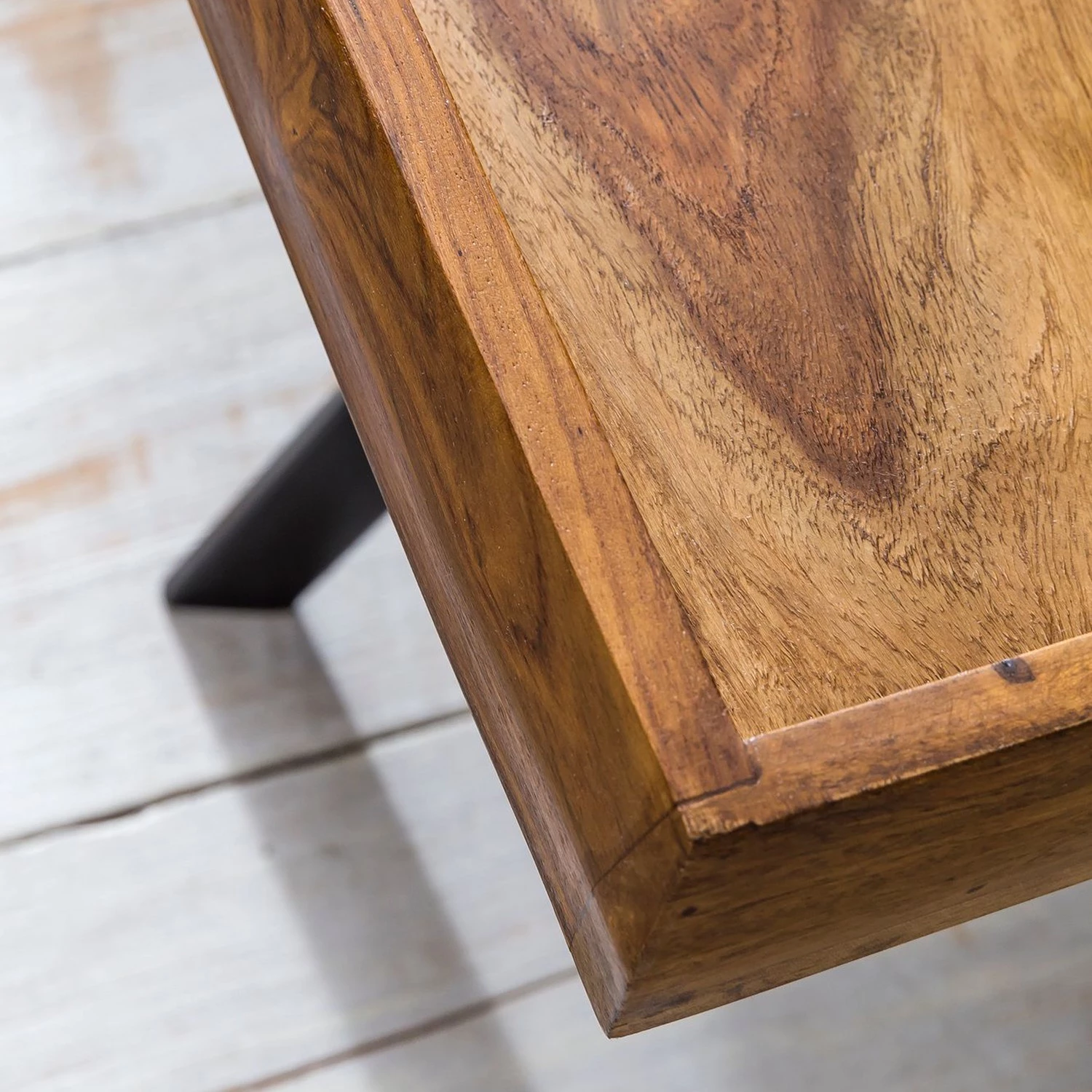 Red Living Bout de canapé Ardee I - Sheesham massif / Métal - Sheesham / Noir 7 Red Living Bout de canapé Ardee I - Sheesham massif / Métal - Sheesham / Noir – Image 5